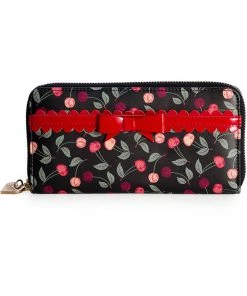 New In Banned Country Cherry 50's Wallet Black