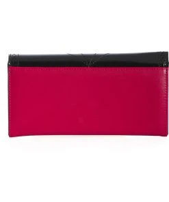 New In Banned Scalloped Wallet Red
