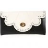 New In Banned Scalloped Wallet White