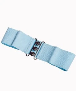 Banned Elastic 50's Belt Baby Blue