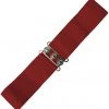 Banned Elastic Belt Burgundy