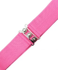 Banned Elastic 50's Belt Hot Pink