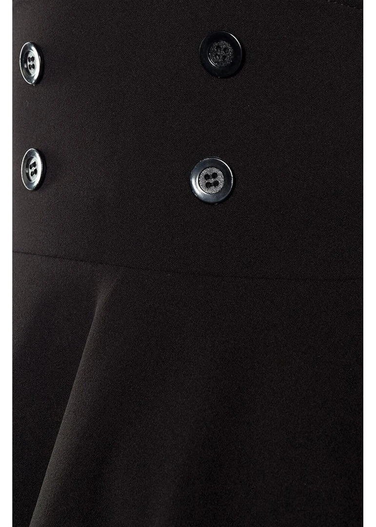 Belsira Paris 50's Swing Skirt Black New In