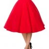 Belsira Paris 50's Swing Skir Red New In
