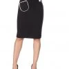 New In Belsira Saigon 40's Pencil Skirt Black White