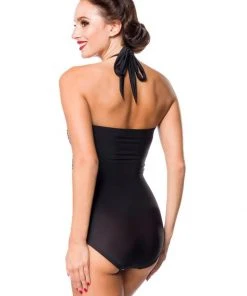 New In Belsira Pop Art 60's Bathing Suit Multi