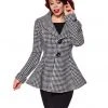 Belsira Edie 40's Blazer Jacket Black White New In