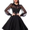Belsira Fiona 50's Swing Dress Black