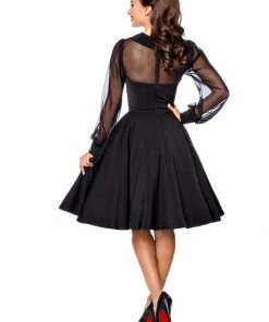 Belsira Fiona 50's Swing Dress Black