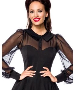 Belsira Fiona 50's Swing Dress Black