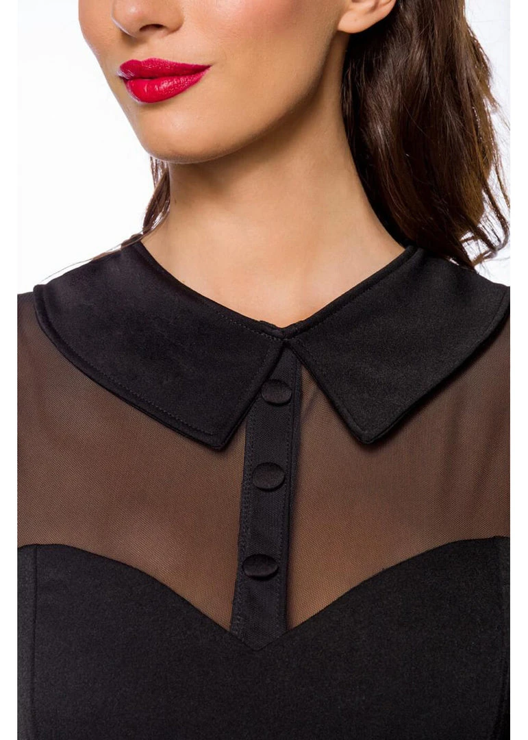 Belsira Fiona 50's Swing Dress Black