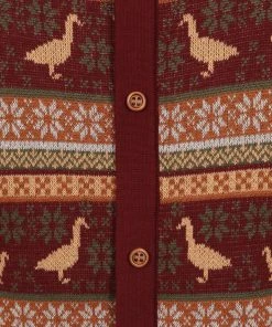 Bright & Beautiful Bella Duck Fair Isle 60's Jumper Brown