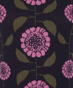 Bright & Beautiful Zora Groovy Floral 60's Jumper In Multi