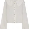 Bright & Beautiful Merrit 70's Blouse White