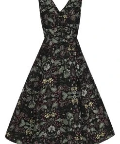 New In Bright & Beautiful Melissa Nature Nouveau 50's Swing Dress Multi