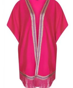 Bright & Beautiful Kady 70's Kimono Pink Colour