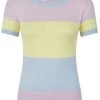 Bright & Beautiful Sydney Striped 70's Jumper Pastel Colours