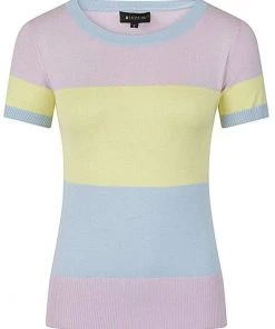 Bright & Beautiful Sydney Striped 70's Jumper Pastel Colours