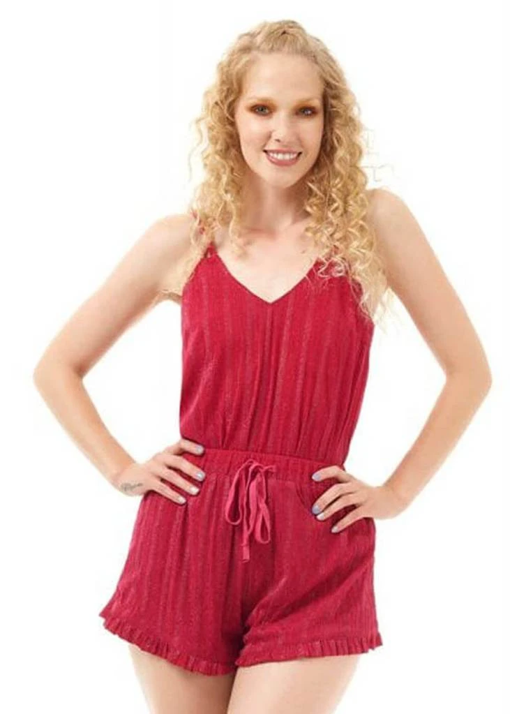 Bright & Beautiful Hariet Lurex 70's Shorts Pink Colour