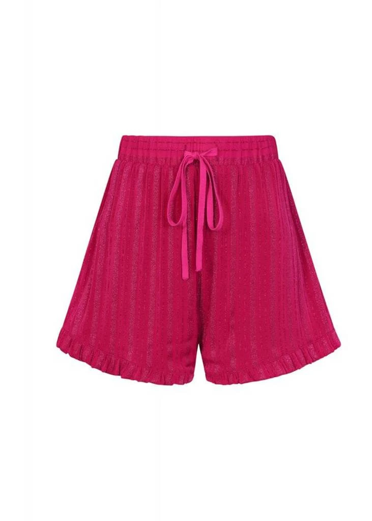 Bright & Beautiful Hariet Lurex 70's Shorts Pink Colour
