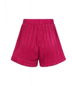Bright & Beautiful Hariet Lurex 70's Shorts Pink Colour