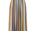 Bright & Beautiful Maria Deckchair Stripe Rainbow Midi 60's Skirt Multi New In