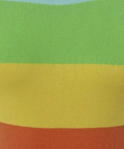 New In Bright & Beautiful Sydney Rainbow 70's Jumper In Multi