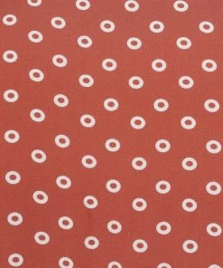 Bright & Beautiful Penny Doughnut Polka 70's Blouse Red New In