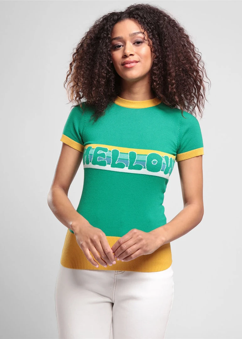 Bright & Beautiful Sydney Mellow Top 70's Multi