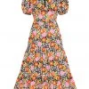 New In Bright & Beautiful Jodie Paradise Bloom 70's Dress Multi
