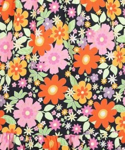 New In Bright & Beautiful Jodie Paradise Bloom 70's Dress Multi