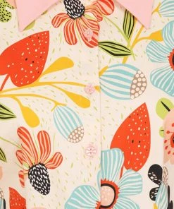 New In Bright & Beautiful Annabell Songbird Floral 60's Dress Multi