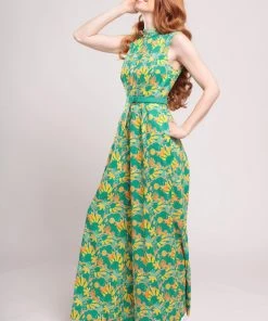 New In Bright & Beautiful Maggie Holiday 70's Trip Jumpsuit Multi