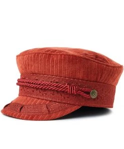 New In Brixton Albany Cap Red Clay