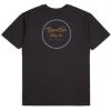 New In Brixton Mens Wheeler Ll SS Washed T-Shirt Black Blue