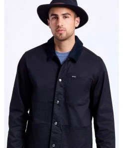 Brixton Messer Fedora Hat Black New In