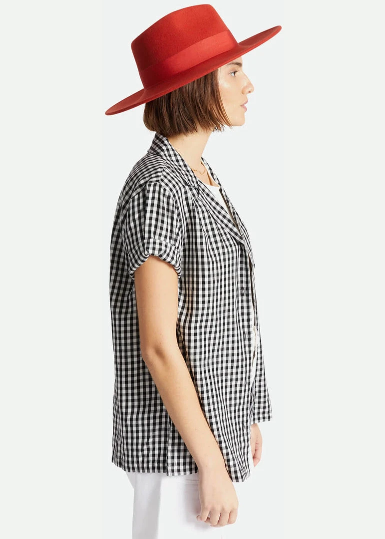 Brixton Joanna Felt Hat Phoenix Orange