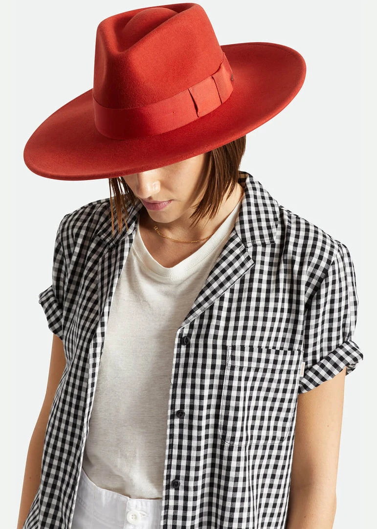 Brixton Joanna Felt Hat Phoenix Orange