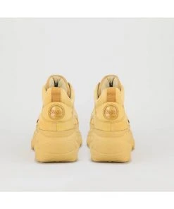 Buffalo London Classic Low Nubuck Leather Sneakers Beige Sand