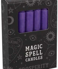Succubus Protection Spell 12 Candles Purple New In
