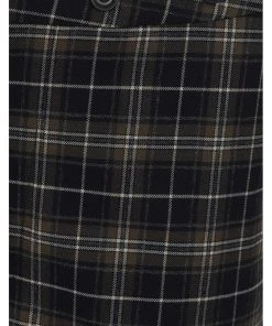 New In Chet Rock Mens Chuck Tartan Trousers Green