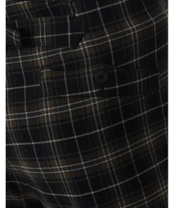 New In Chet Rock Mens Chuck Tartan Trousers Green