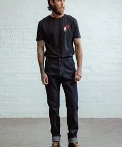 Chet Rock Mens Garage Jeans Navy