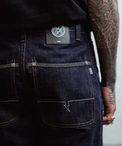 Chet Rock Mens Garage Jeans Navy