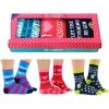 Cockney Spaniel 3 Pairs Ladies Socks Cocktails New In