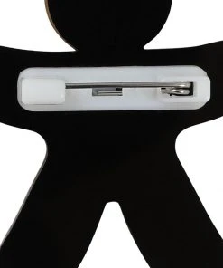 Collectif Gingerbread Man Christmas Brooch Brown New In