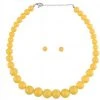 New In Collectif Natalie Bead Set Necklace Yellow