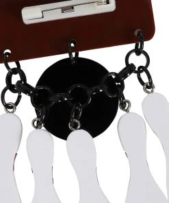 New In Collectif Bowling Pins 50's Broche Multicolour