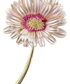 Collectif Casey The Flower Brooch Pink