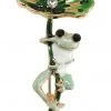 Collectif Timmy The Frog Brooch Green